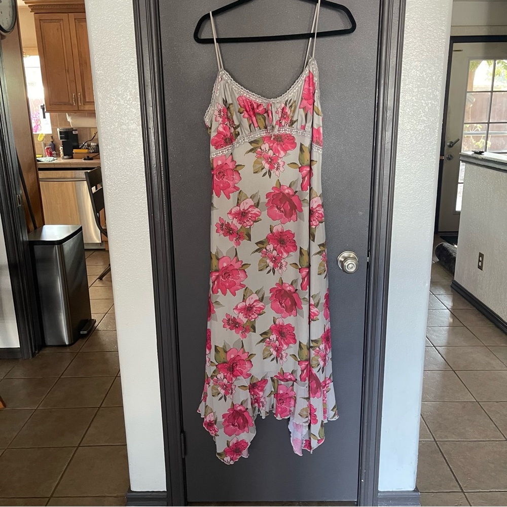 Floral Spaghetti Strap Dress
